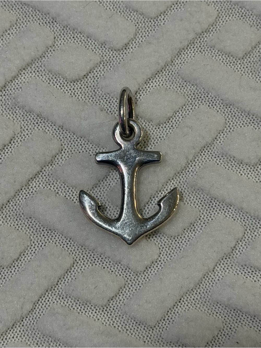James Avery Sterling Anchor Charm in Silver Tone
